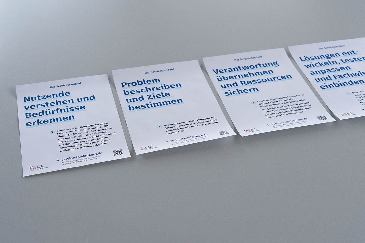 Ansicht von einzelnen Punkte-Postern